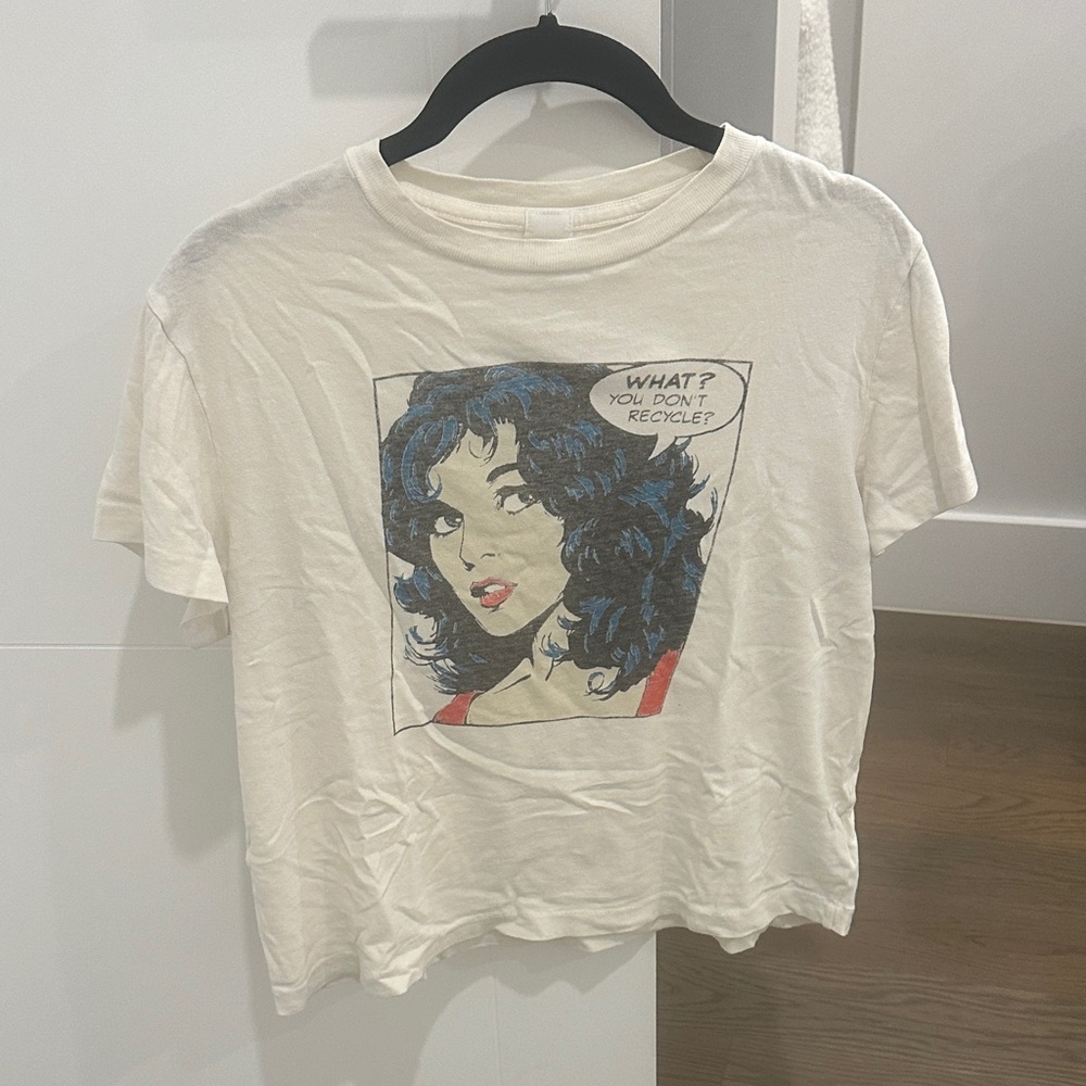 REDONEGraphic Print White T-Shirt